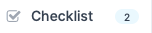 Checklist