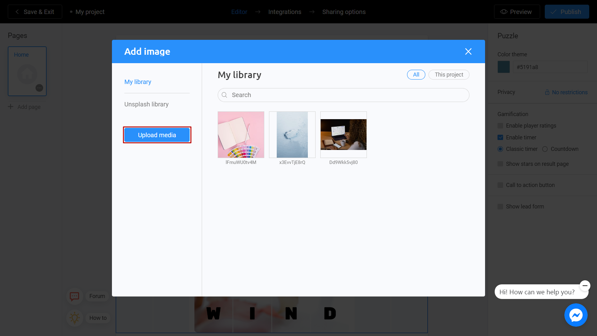 Interacty image library