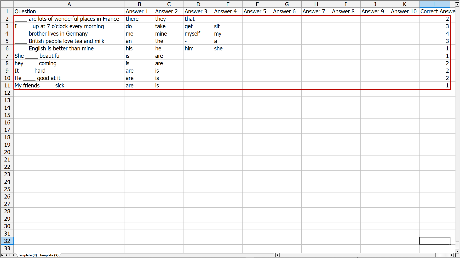 Setting up the question bank on Interacty