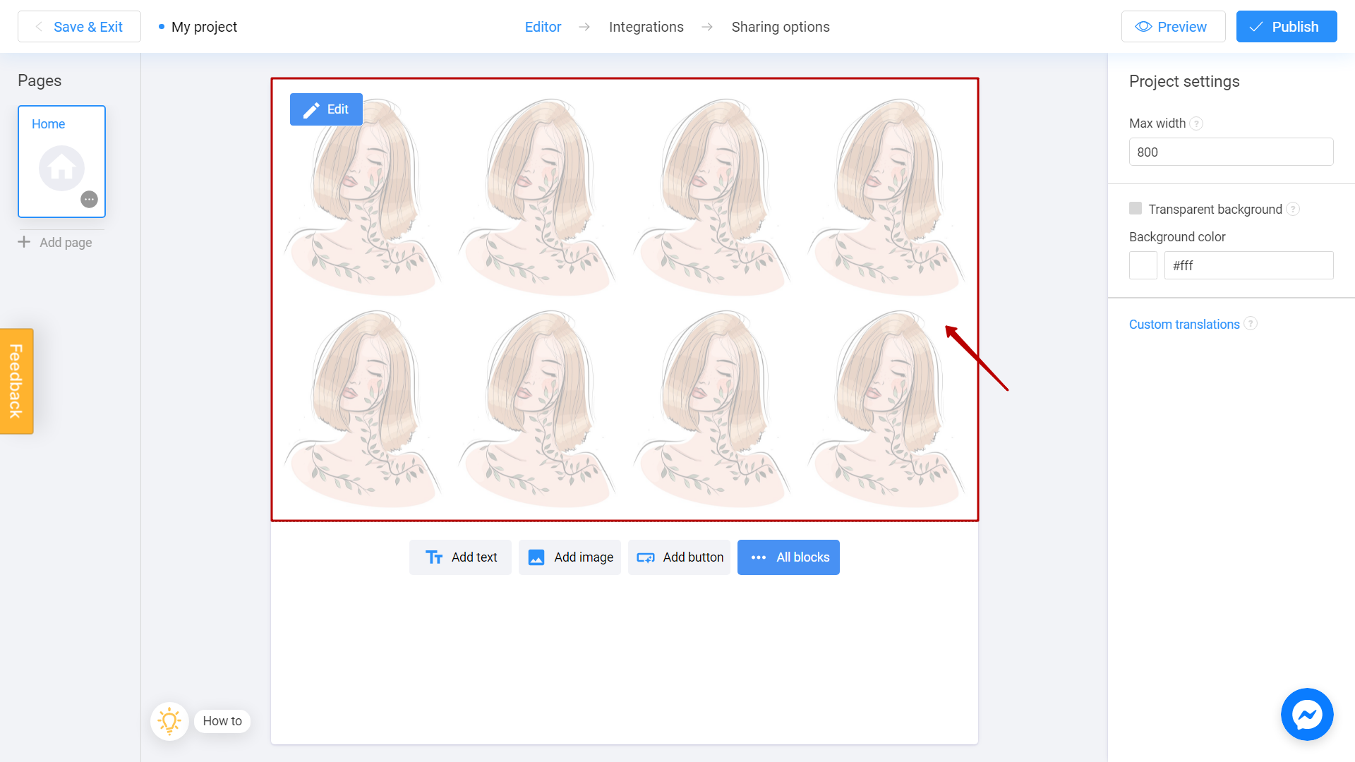 Memory Matching Game on Interacty