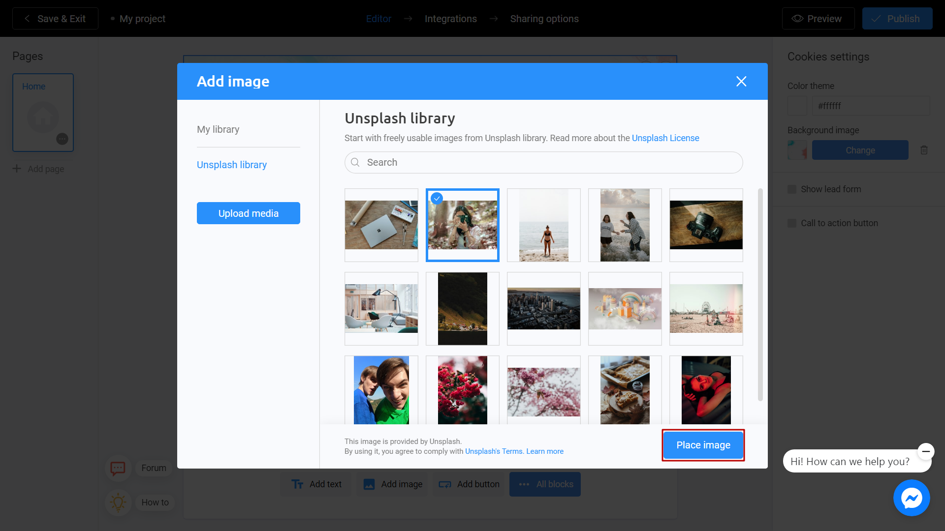 Free image library on Interacty