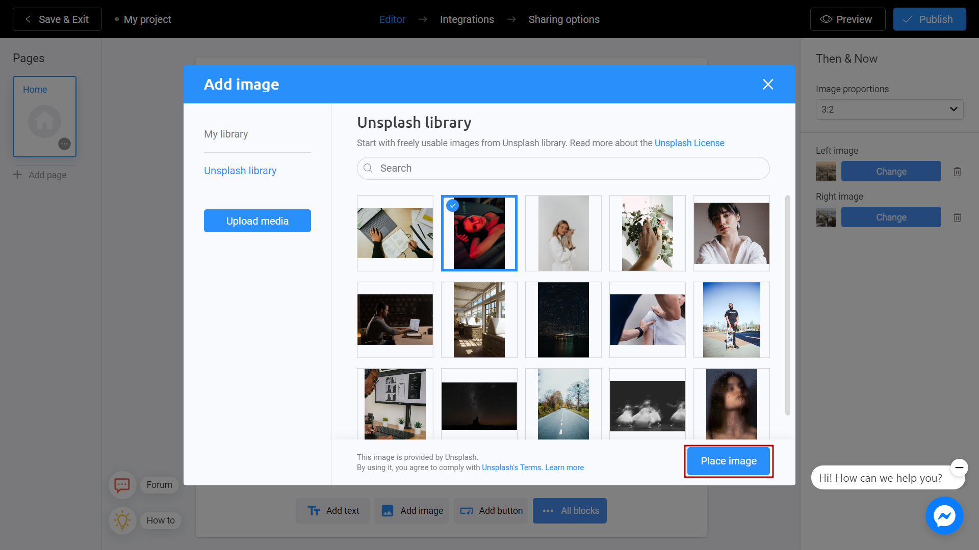 Free image library on Interacty