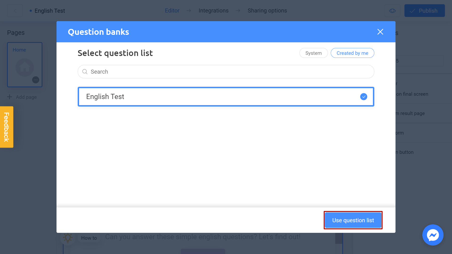 Uploading your own question bank to Interacty to use it on quizzes