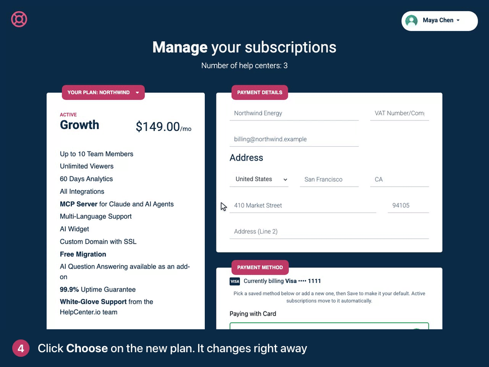 Screen recording. In AI Features, click Add to Subscription.