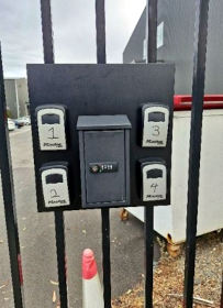 Key drop box at Adelaide depot