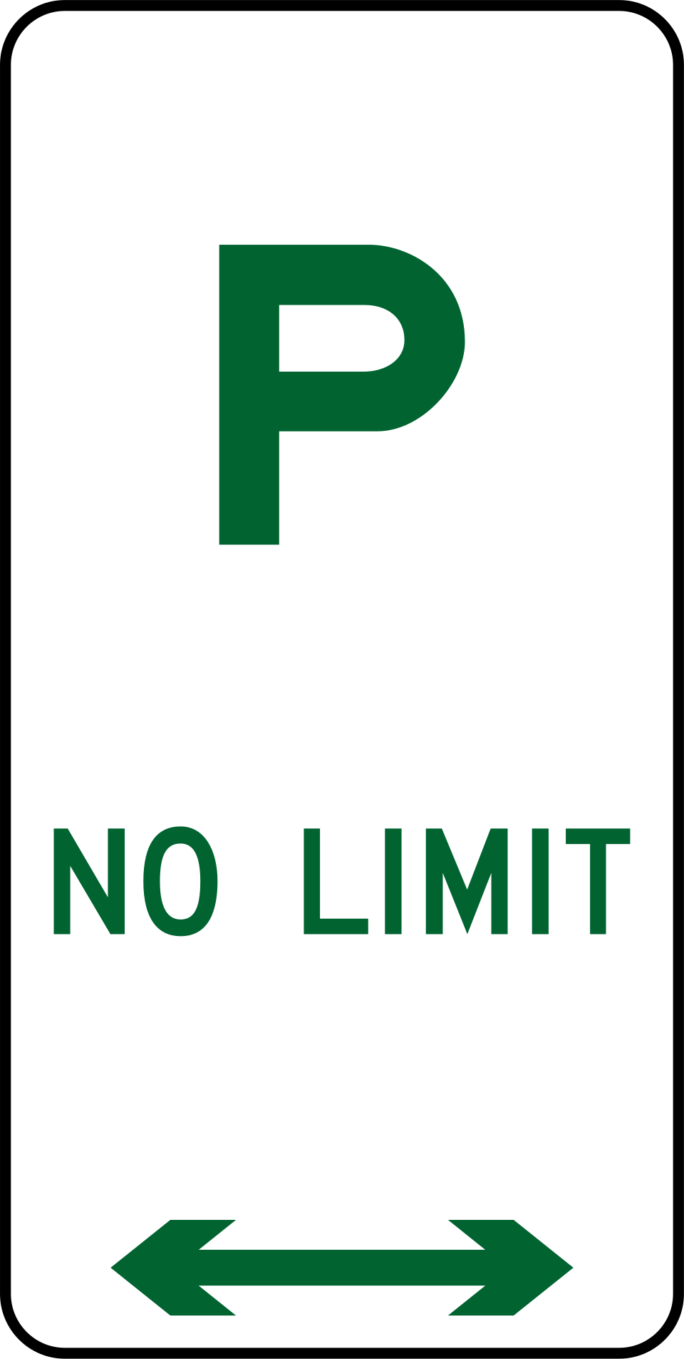 (R5-10) Parking Permitted: No Limit